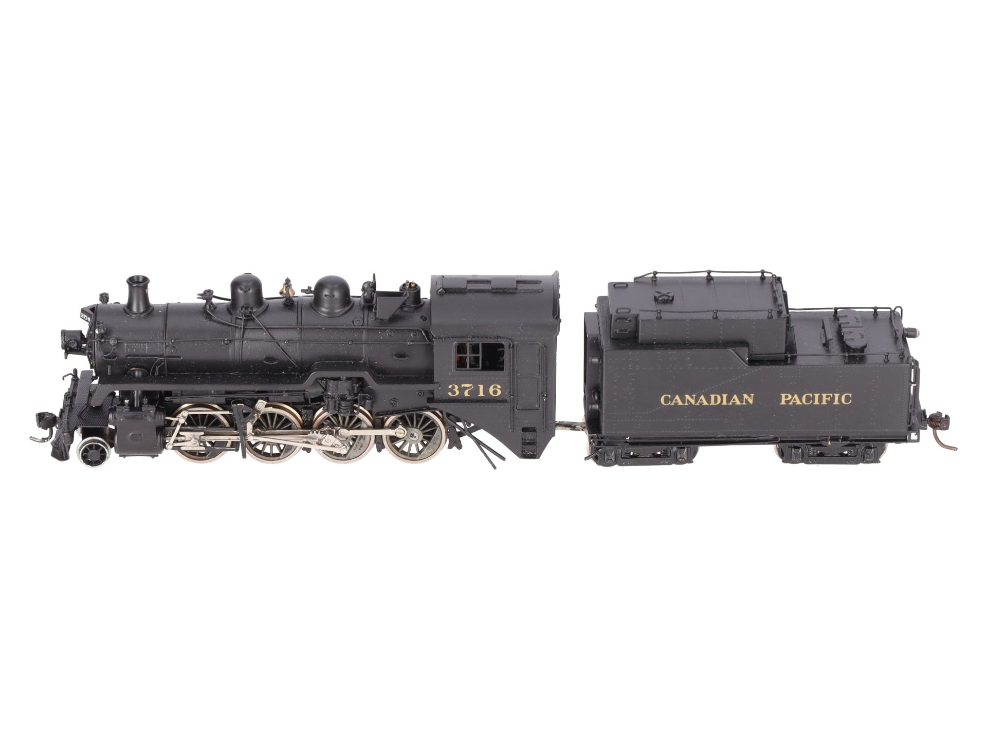 Van Hobbies HO BRASS CPR 2-8-0 Steam Locomotive & Tender - Painted