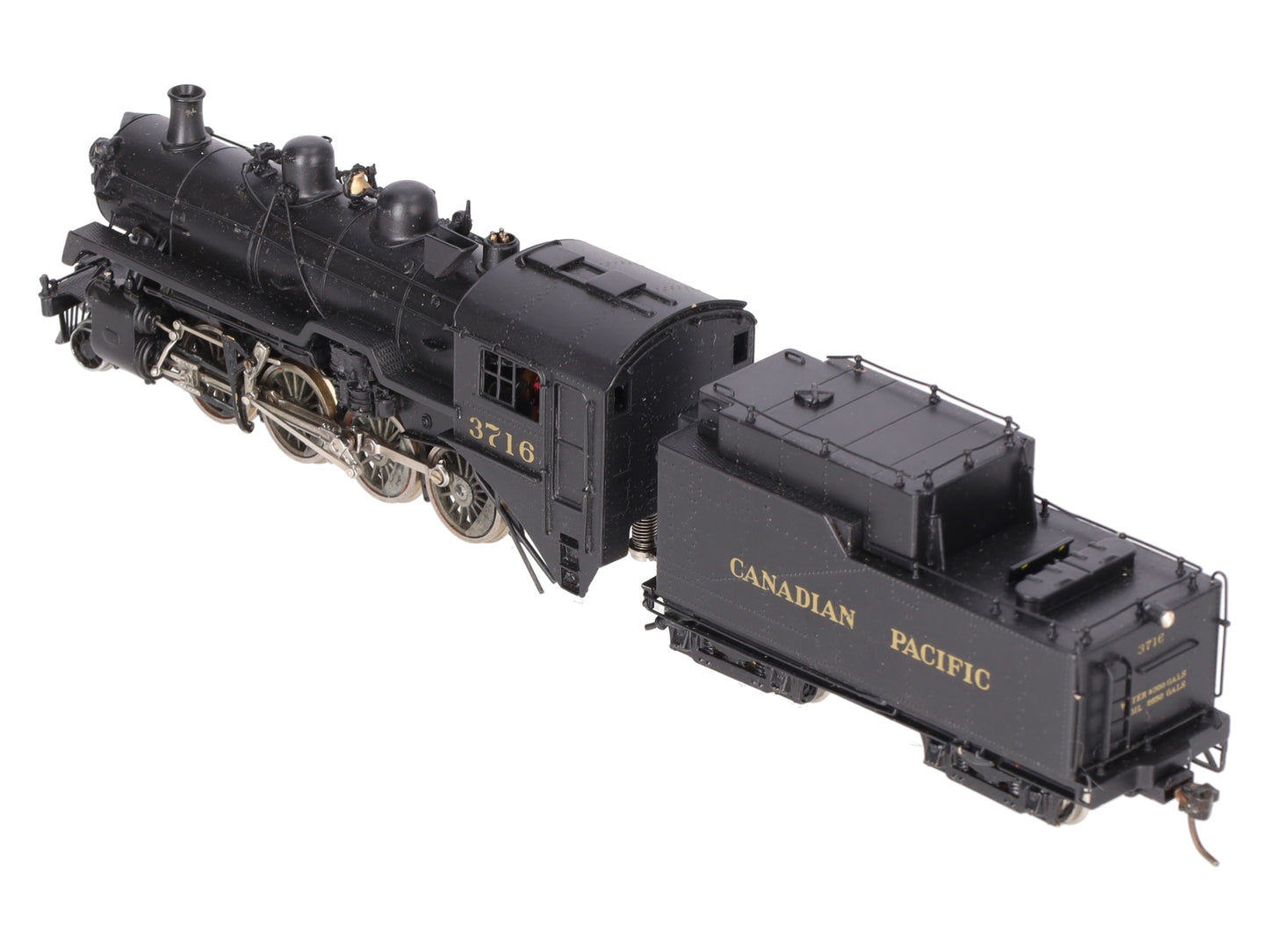 Van Hobbies HO BRASS CPR 2-8-0 Steam Locomotive & Tender - Painted