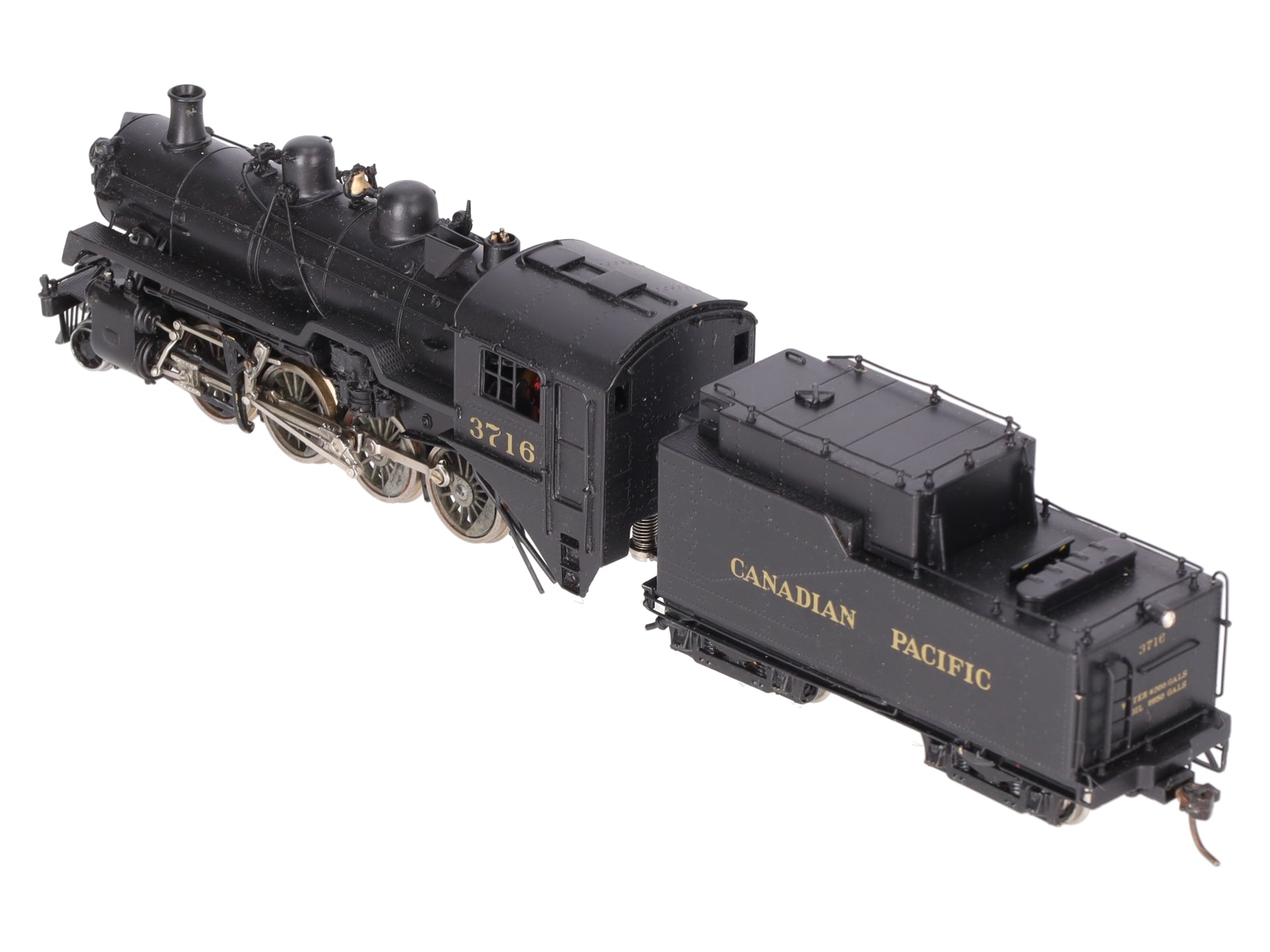 Van Hobbies HO BRASS CPR 2-8-0 Steam Locomotive & Tender - Painted