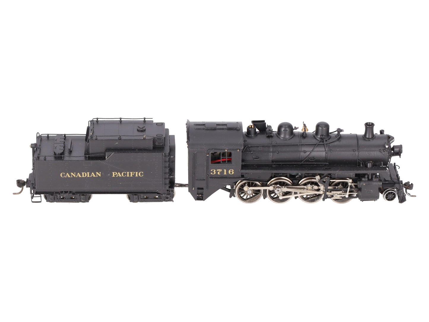 Van Hobbies HO BRASS CPR 2-8-0 Steam Locomotive & Tender - Painted