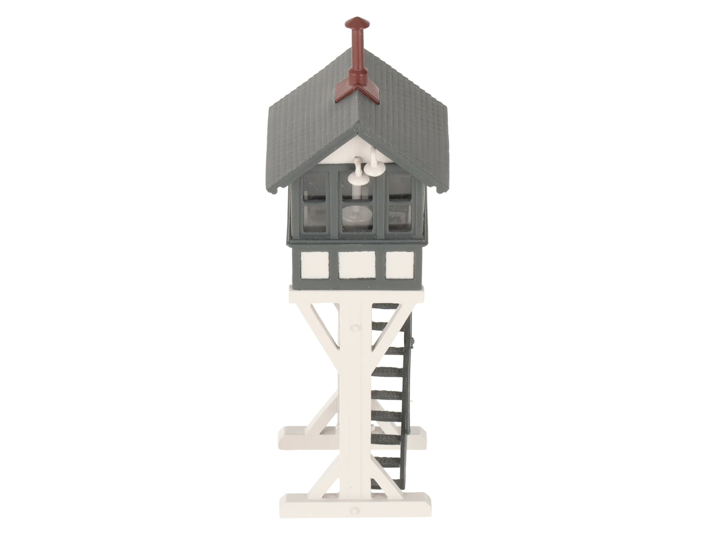 Broadway Limited 160 HO Scale 1:87 Grey Brass Switch Tower Assembled EX