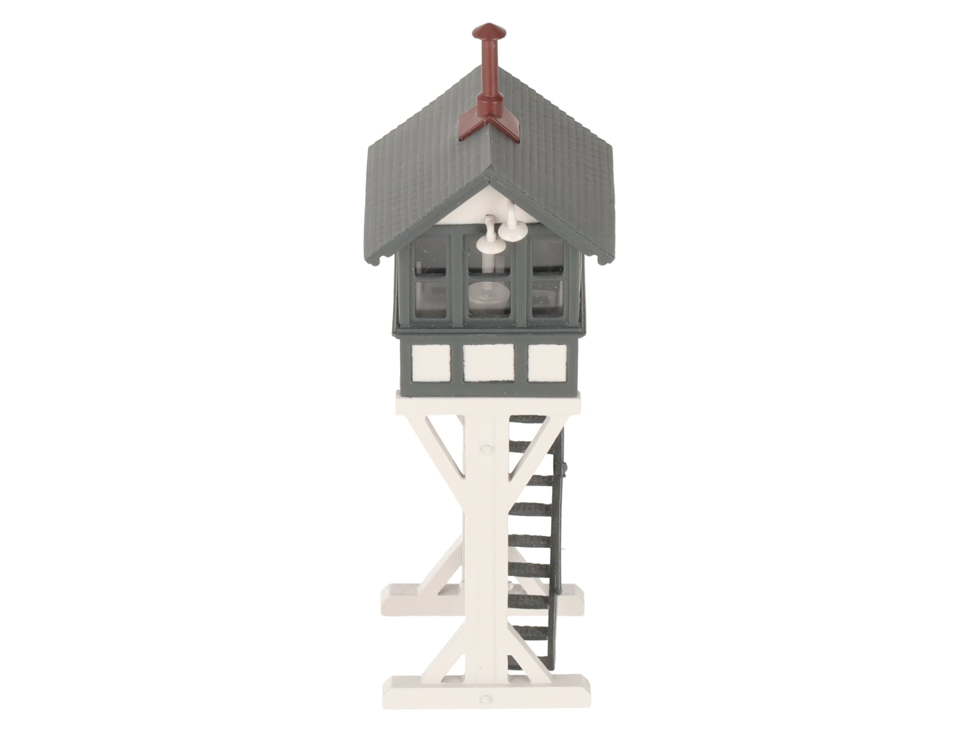 Broadway Limited 160 HO Scale 1:87 Grey Brass Switch Tower Assembled EX