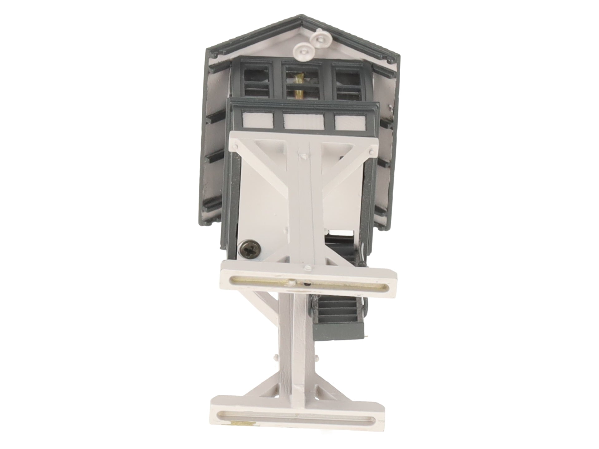 Broadway Limited 160 HO Scale 1:87 Grey Brass Switch Tower Assembled EX