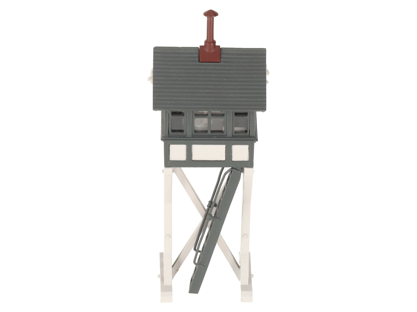 Broadway Limited 160 HO Scale 1:87 Grey Brass Switch Tower Assembled EX