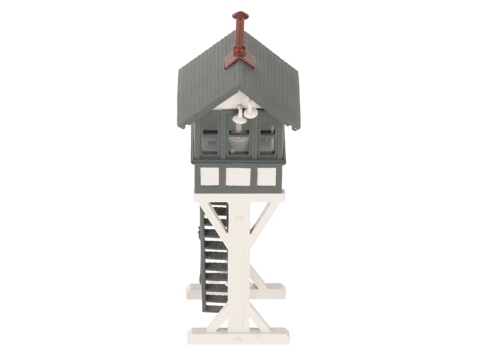 Broadway Limited 160 HO Scale 1:87 Grey Brass Switch Tower Assembled EX