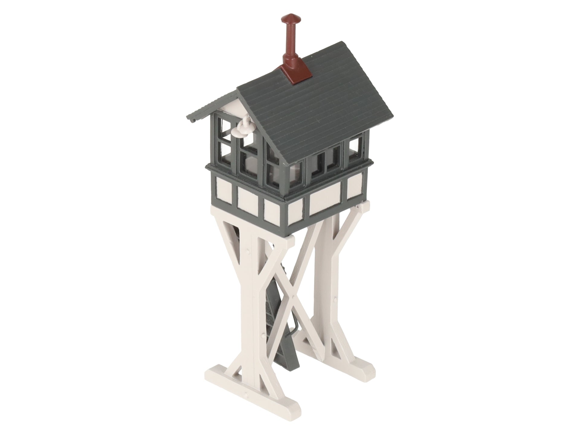 Broadway Limited 160 HO Scale 1:87 Grey Brass Switch Tower Assembled EX