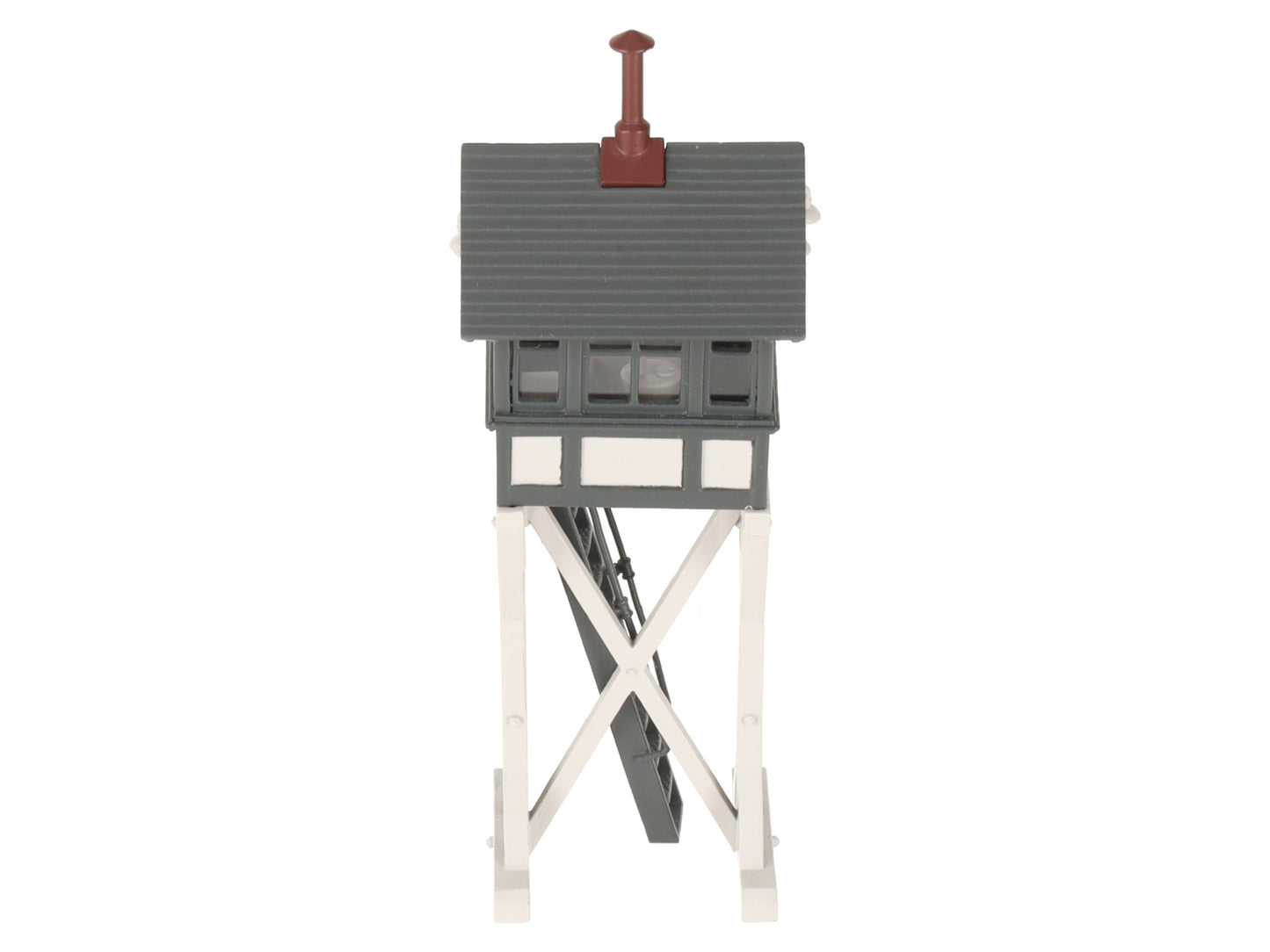 Broadway Limited 160 HO Scale 1:87 Grey Brass Switch Tower Assembled EX