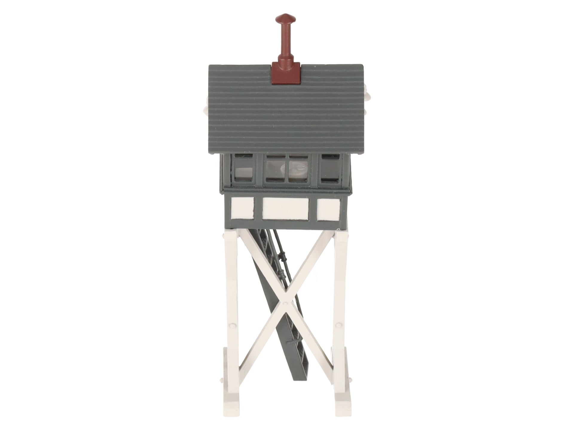 Broadway Limited 160 HO Scale 1:87 Grey Brass Switch Tower Assembled EX