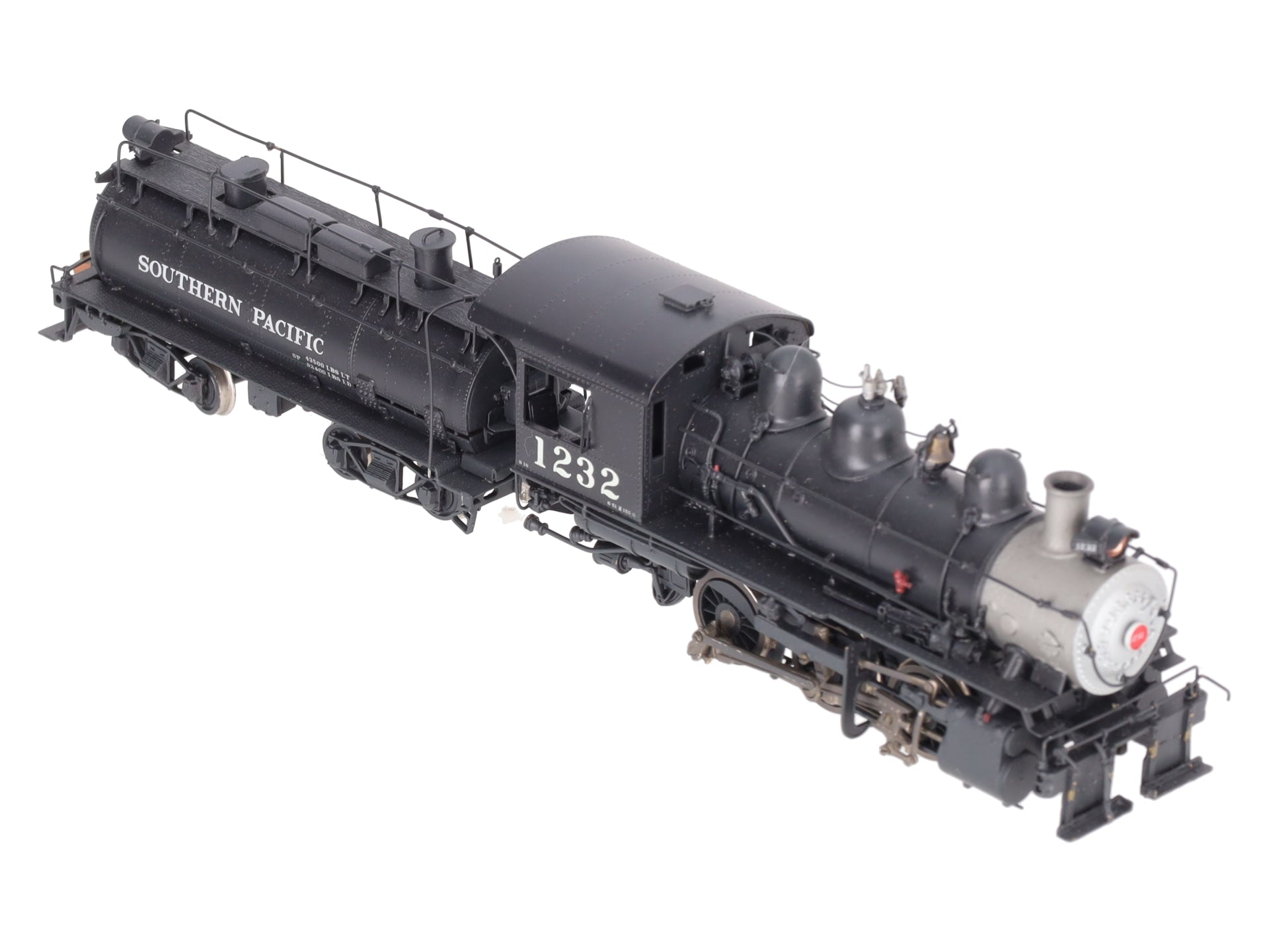 Sunset Models HO Scale Brass SP S-10 0-6-0 Steam Locomotive & Tender- Painted