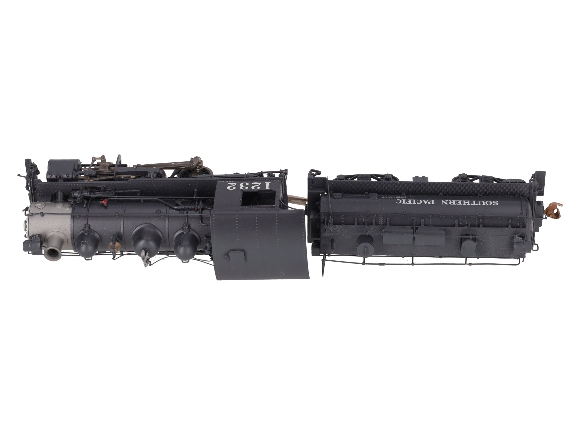 Sunset Models HO Scale Brass SP S-10 0-6-0 Steam Locomotive & Tender- Painted
