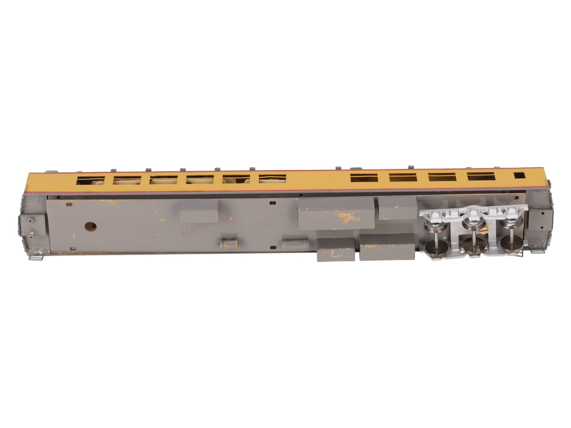 Lambert HO Scale BRASS Union Pacific 79' Dining Car- Painted/Box