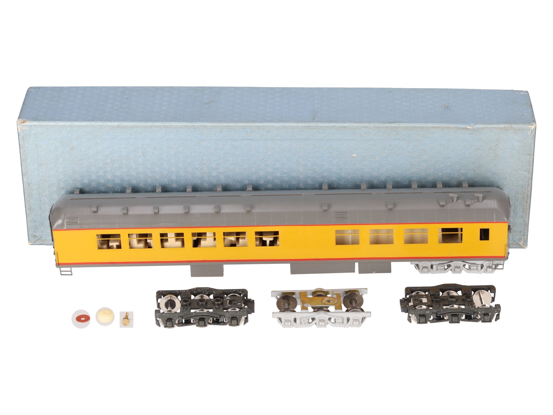 Lambert HO Scale BRASS Union Pacific 79' Dining Car- Painted/Box