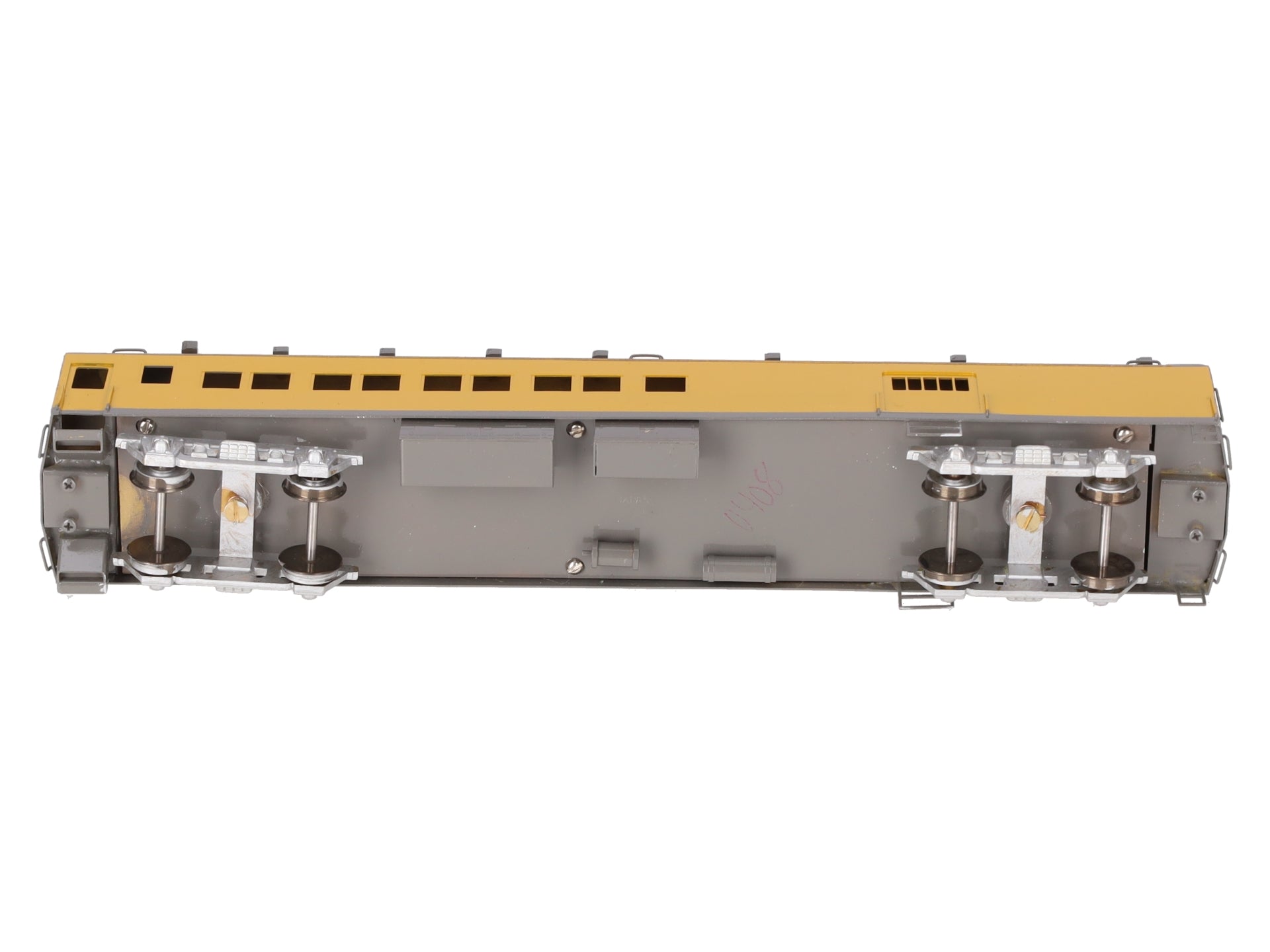 Lambert HO Scale BRASS Combination Car- Painted/Box