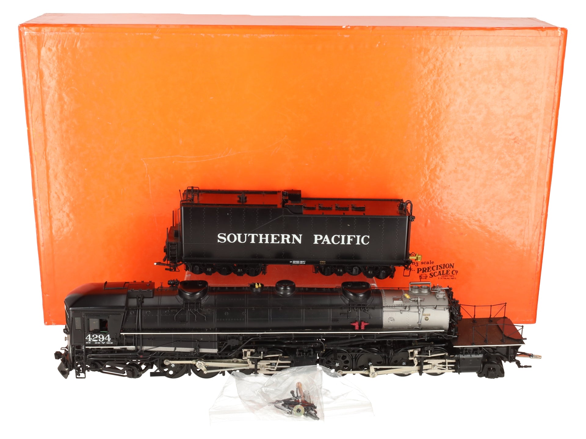 PSC 15297-1 O Brass SP Cab Forward AC-12 Steam Locomotive #4294 w/Tender(2-Rail) EX/Box