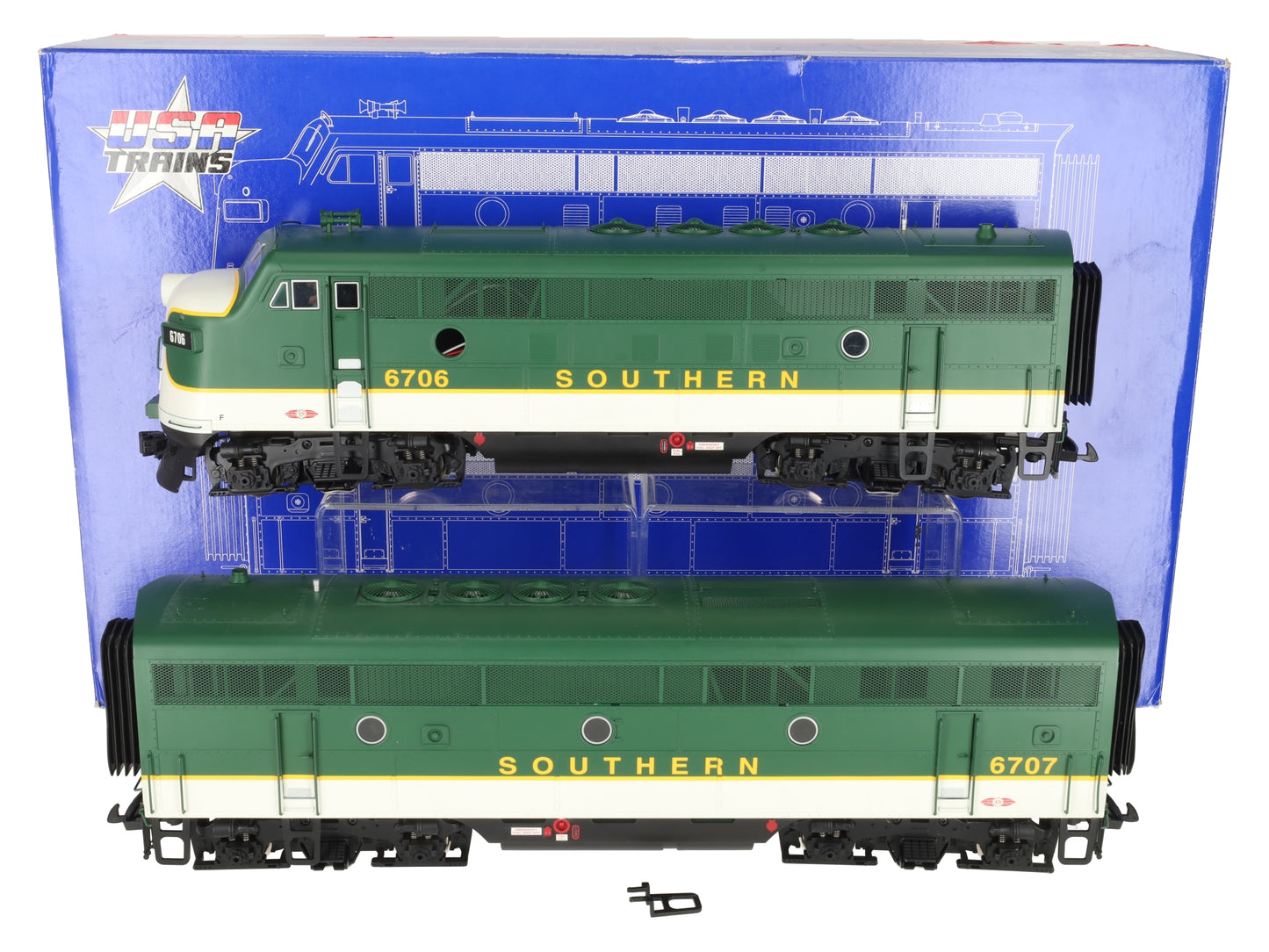 USA Trains 22259 G Southern Railway F-3 AB Diesel Locomotive Set VG/Box