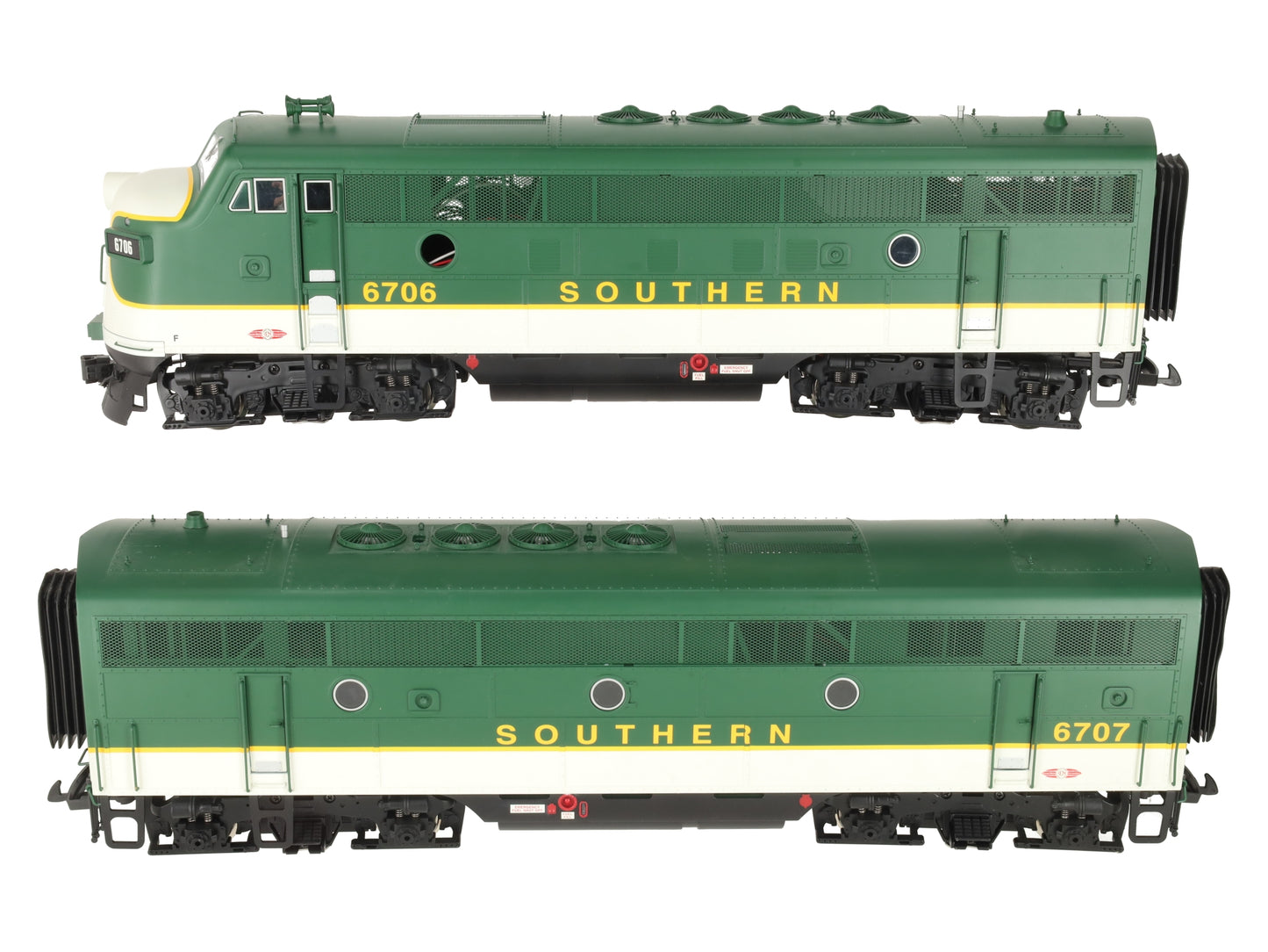 USA Trains 22259 G Southern Railway F-3 AB Diesel Locomotive Set VG/Box