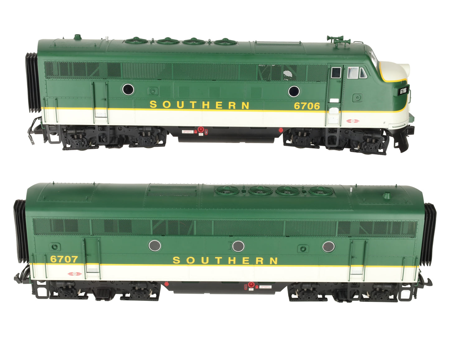 USA Trains 22259 G Southern Railway F-3 AB Diesel Locomotive Set VG/Box