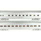 MTH 20-66115 O SF 70' Streamlined Sleeper/Diner Passenger Car Set of 2 EX/Box