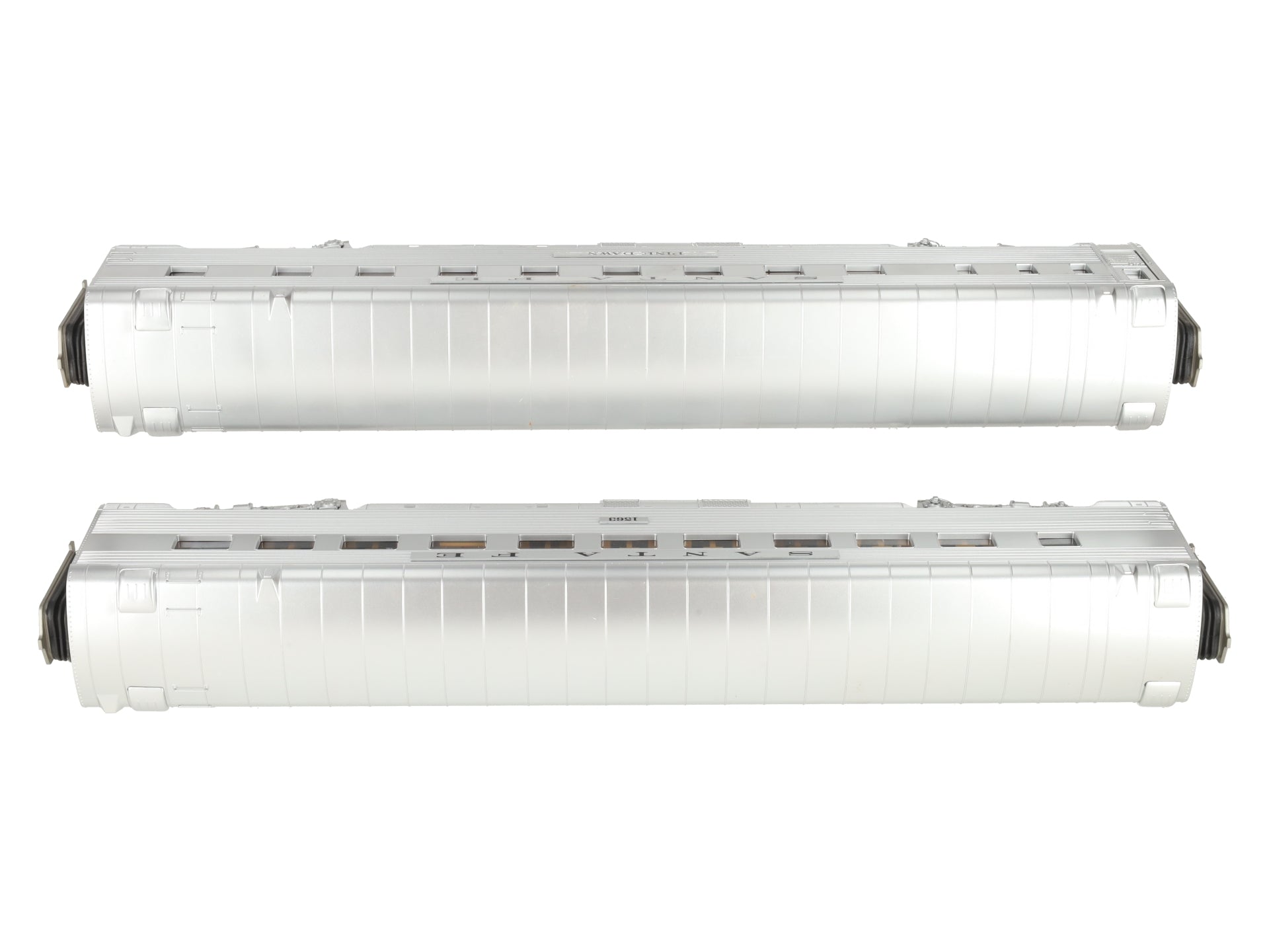 MTH 20-66115 O SF 70' Streamlined Sleeper/Diner Passenger Car Set of 2 EX/Box