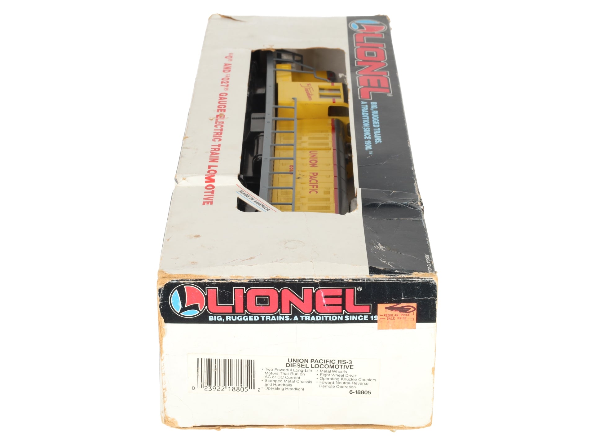 Lionel 6-18805 O Gauge Union Pacific RS-3 Diesel Locomotive #8805 EX/Box