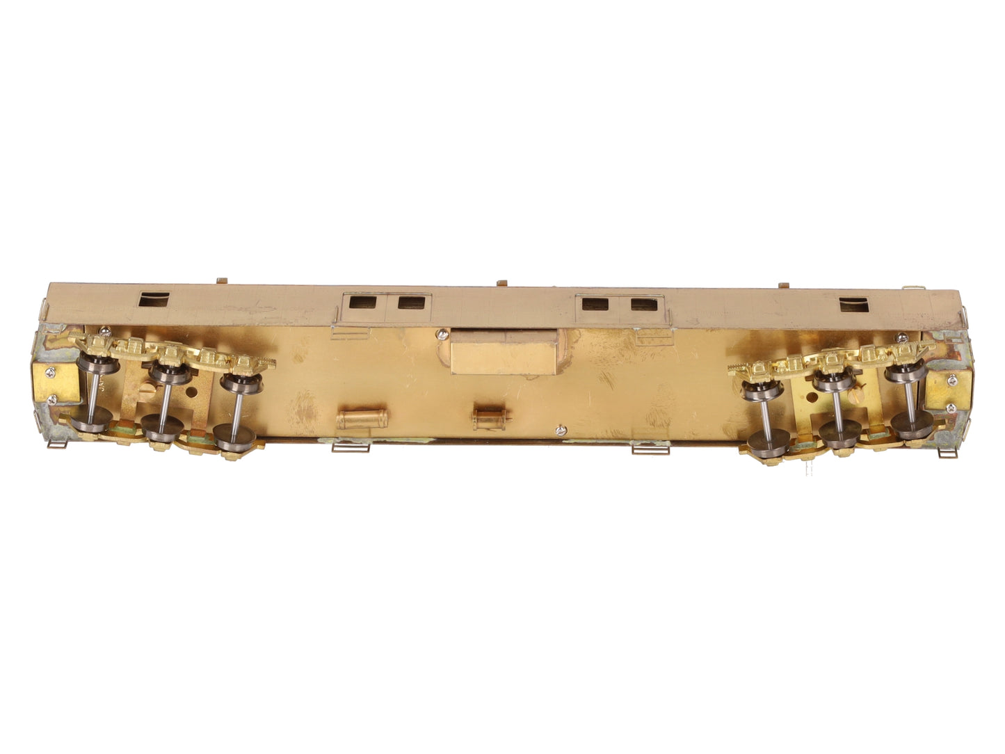 Lambert HO Scale BRASS Baggage Passenger Car- Unpainted EX/Box