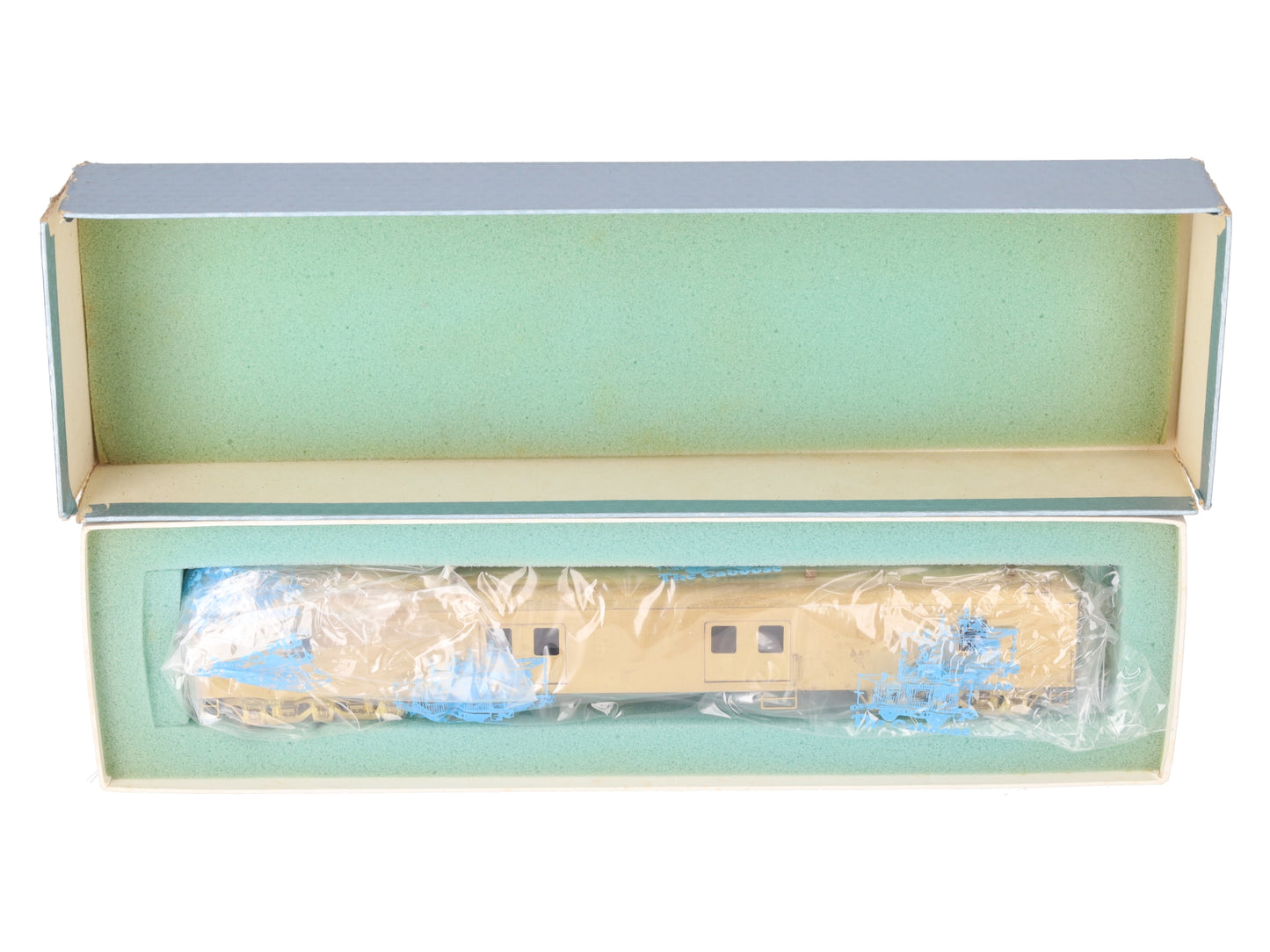 Lambert HO Scale BRASS Baggage Passenger Car- Unpainted EX/Box