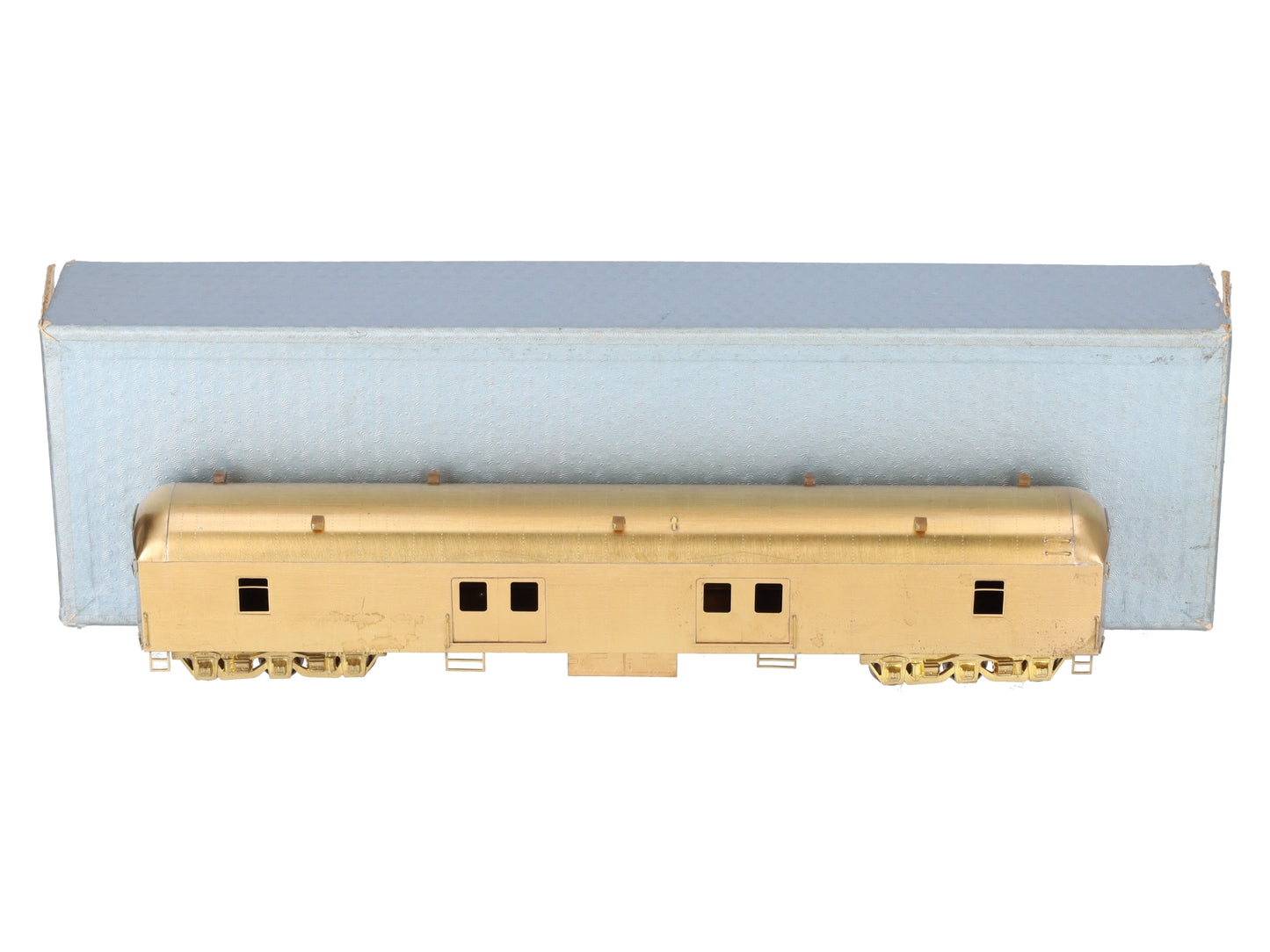 Lambert HO Scale BRASS Baggage Passenger Car- Unpainted EX/Box