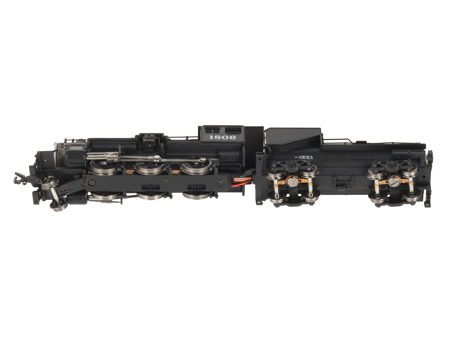 Model Power 7609 N Scale SP 2-6-0 Mogul Steam Locomotive #1806 w/ DCC EX/Box