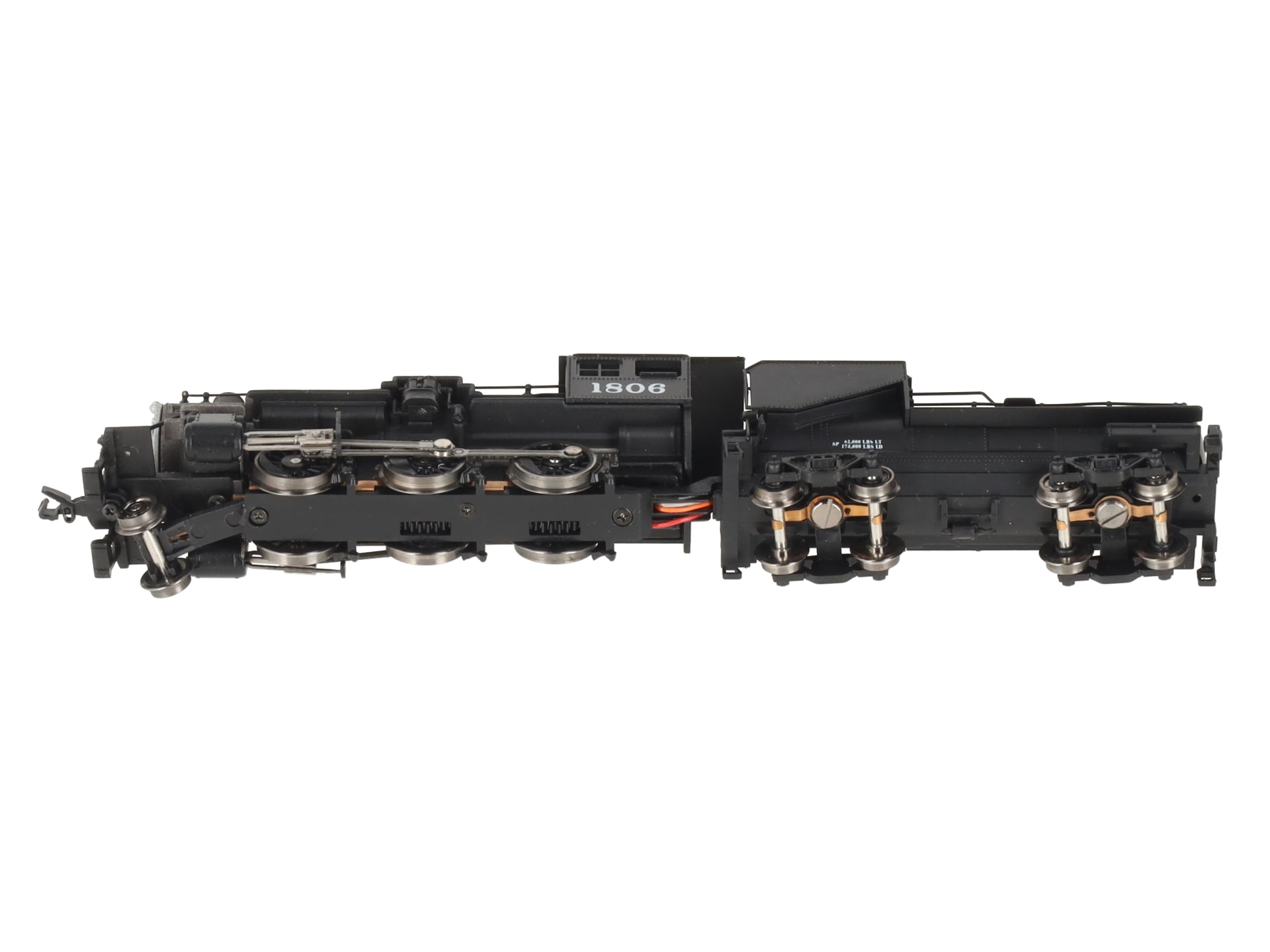 Model Power 7609 N Scale SP 2-6-0 Mogul Steam Locomotive #1806 w/ DCC EX/Box