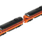 Kato 106-0430 N Milwaukee Road EMD FP7A & F7B Diesel Locomotive #95A/95B w/DCC LN/Box