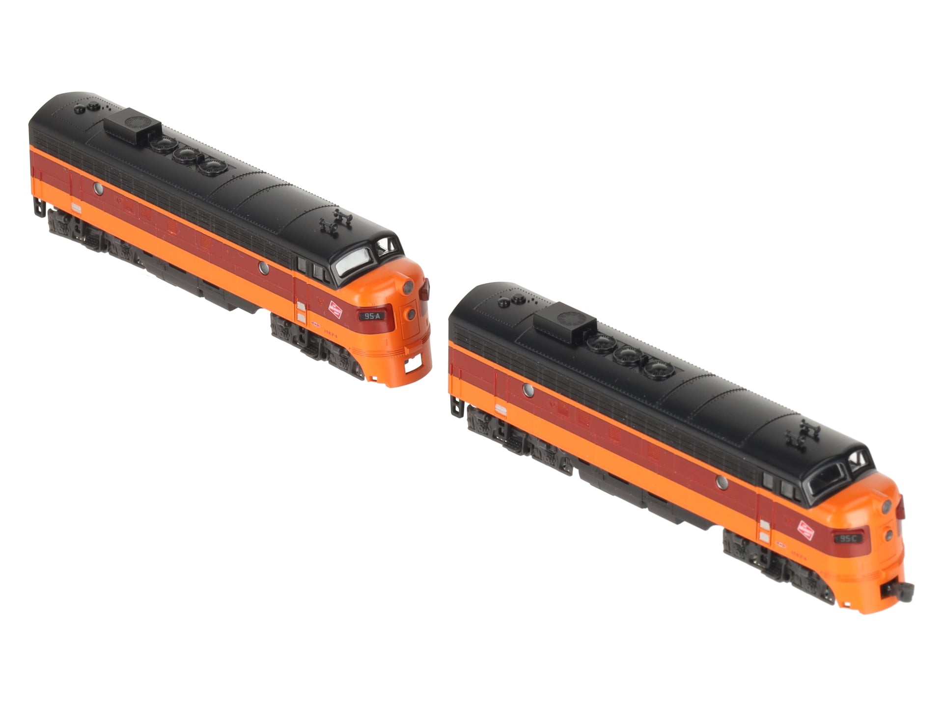 Kato 106-0430 N Milwaukee Road EMD FP7A & F7B Diesel Locomotive #95A/95B w/DCC LN/Box