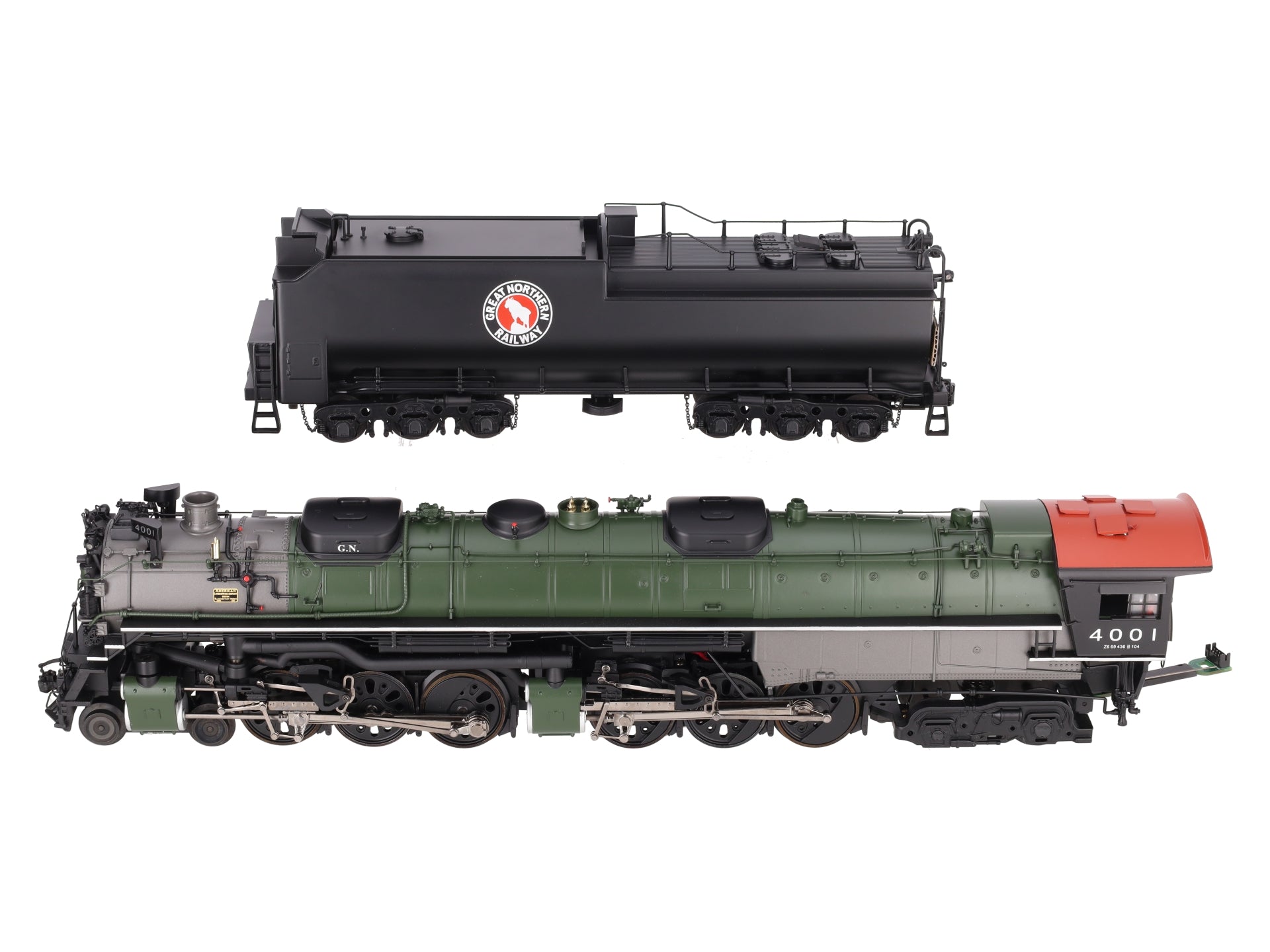 MTH 20-3278-1 O Gauge Great Northern 4-6-6-4 Z-6 Challenger Steam w/PS2  #4001 LN/Box