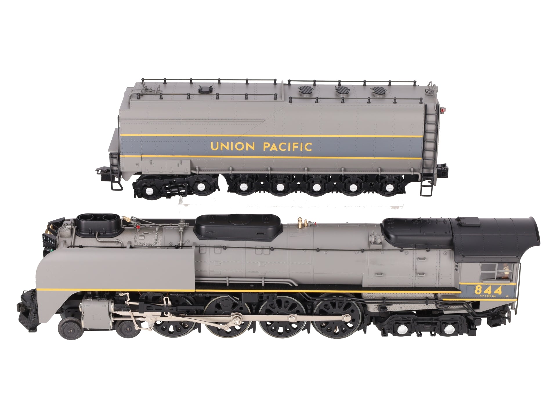 Lionel 6-11116 O UP 4-8-4 FEF3 Northern Greyhound Steam Locomotive & Tender #844 EX/Box