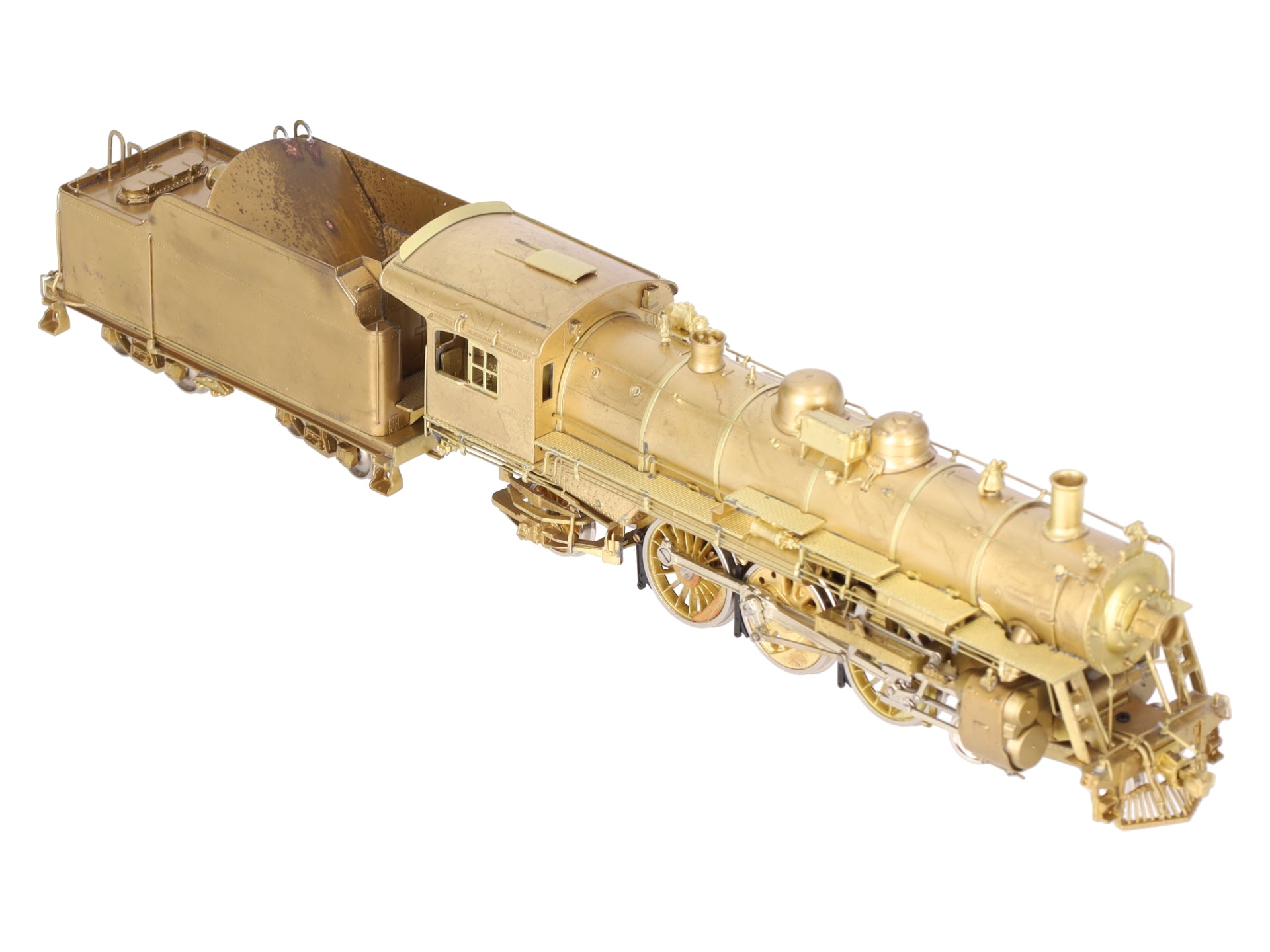 Overland 1451 HO Brass Boston & Maine P2b 4-6-2 w/ Elesco Heater Locomotive EX/Box