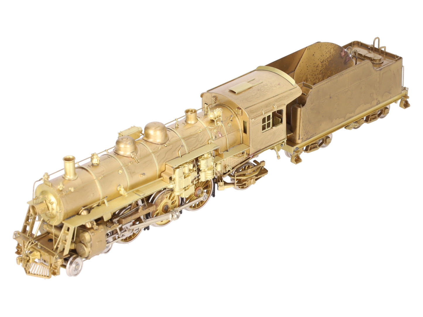 Overland 1451 HO Brass Boston & Maine P2b 4-6-2 w/ Elesco Heater Locomotive EX/Box