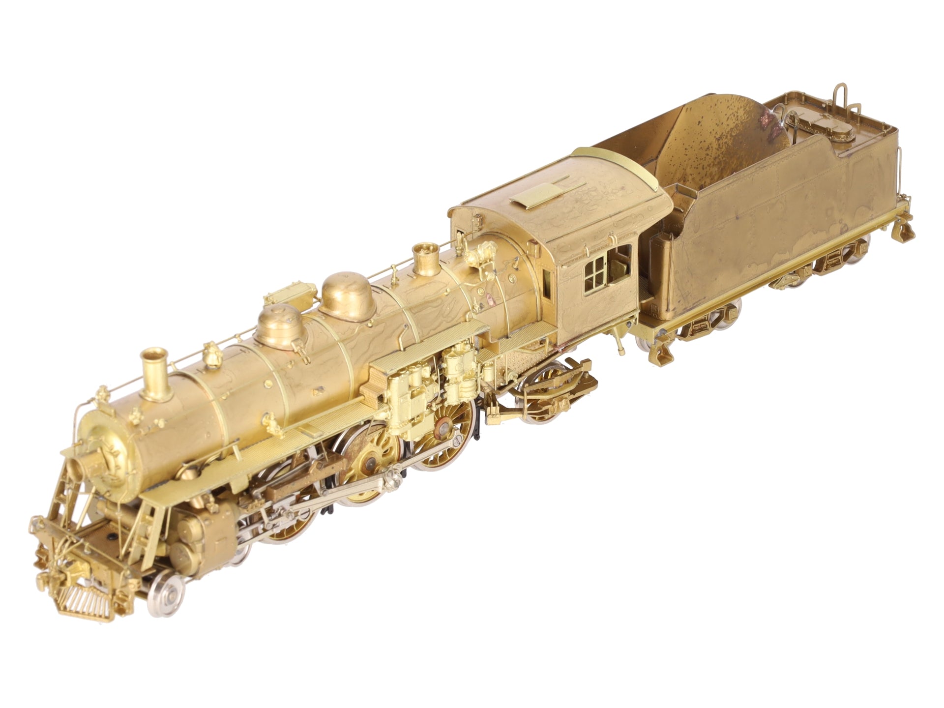 Overland 1451 HO Brass Boston & Maine P2b 4-6-2 w/ Elesco Heater Locomotive EX/Box