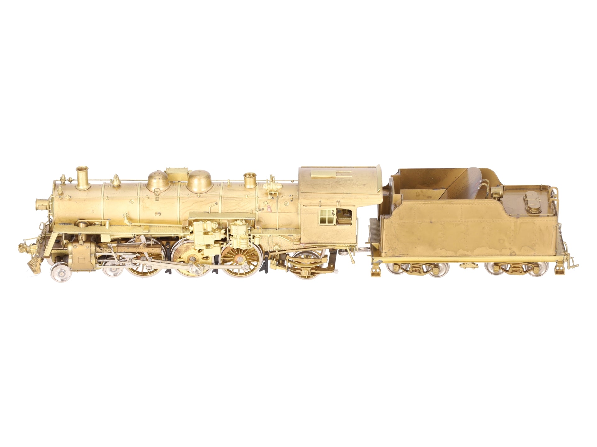 Overland 1451 HO Brass Boston & Maine P2b 4-6-2 w/ Elesco Heater Locomotive EX/Box