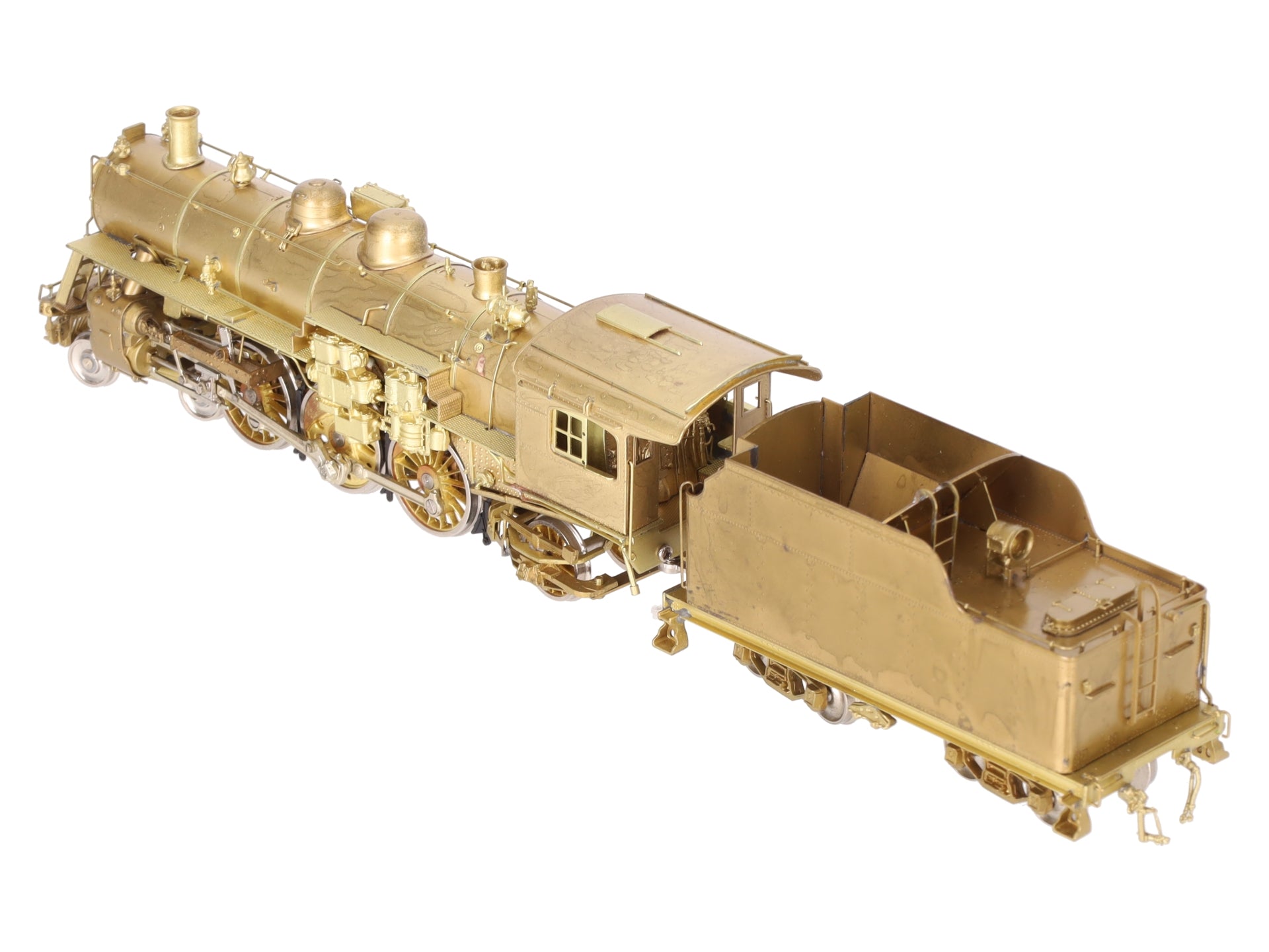 Overland 1451 HO Brass Boston & Maine P2b 4-6-2 w/ Elesco Heater Locomotive EX/Box