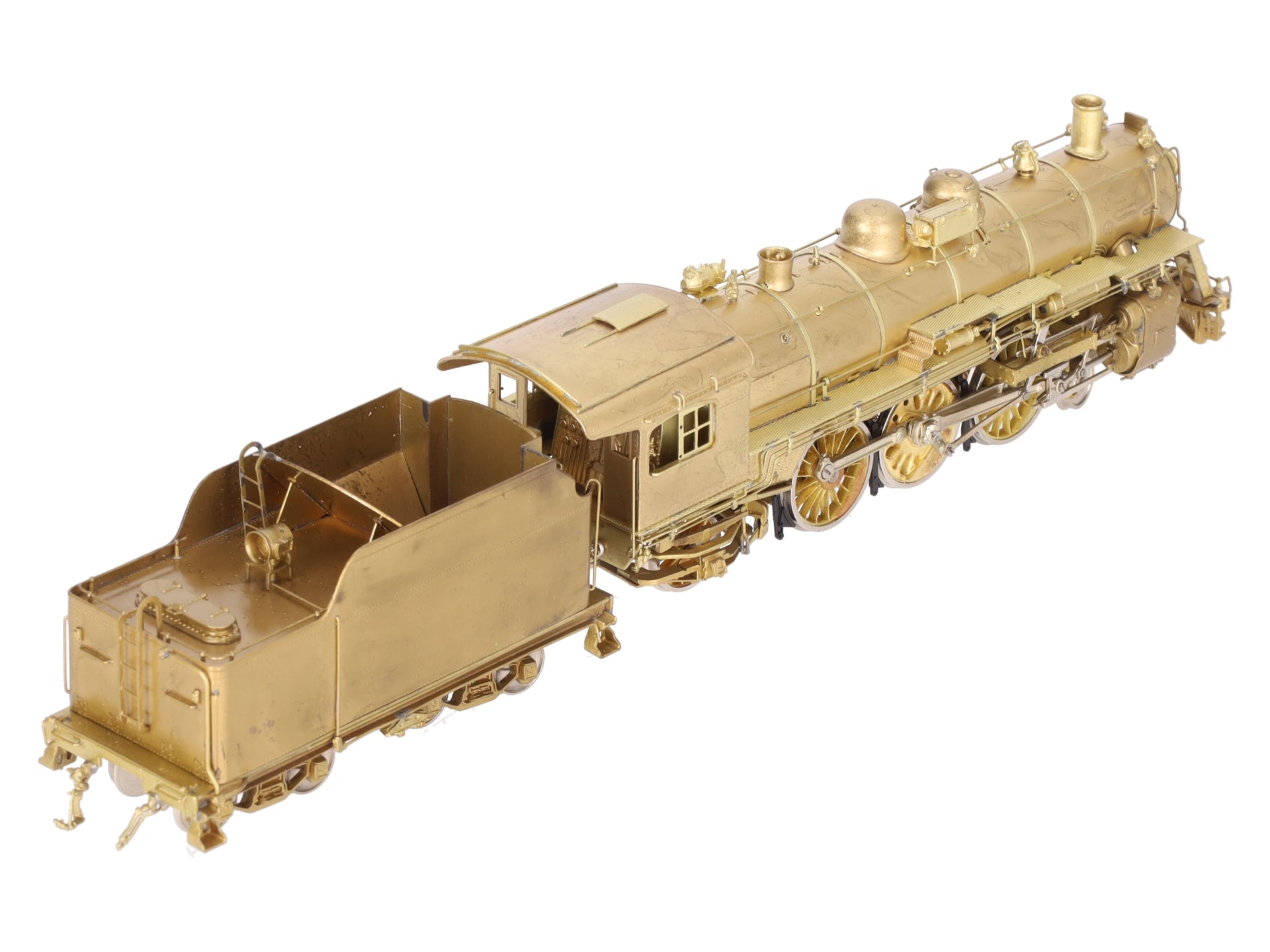 Overland 1451 HO Brass Boston & Maine P2b 4-6-2 w/ Elesco Heater Locomotive EX/Box
