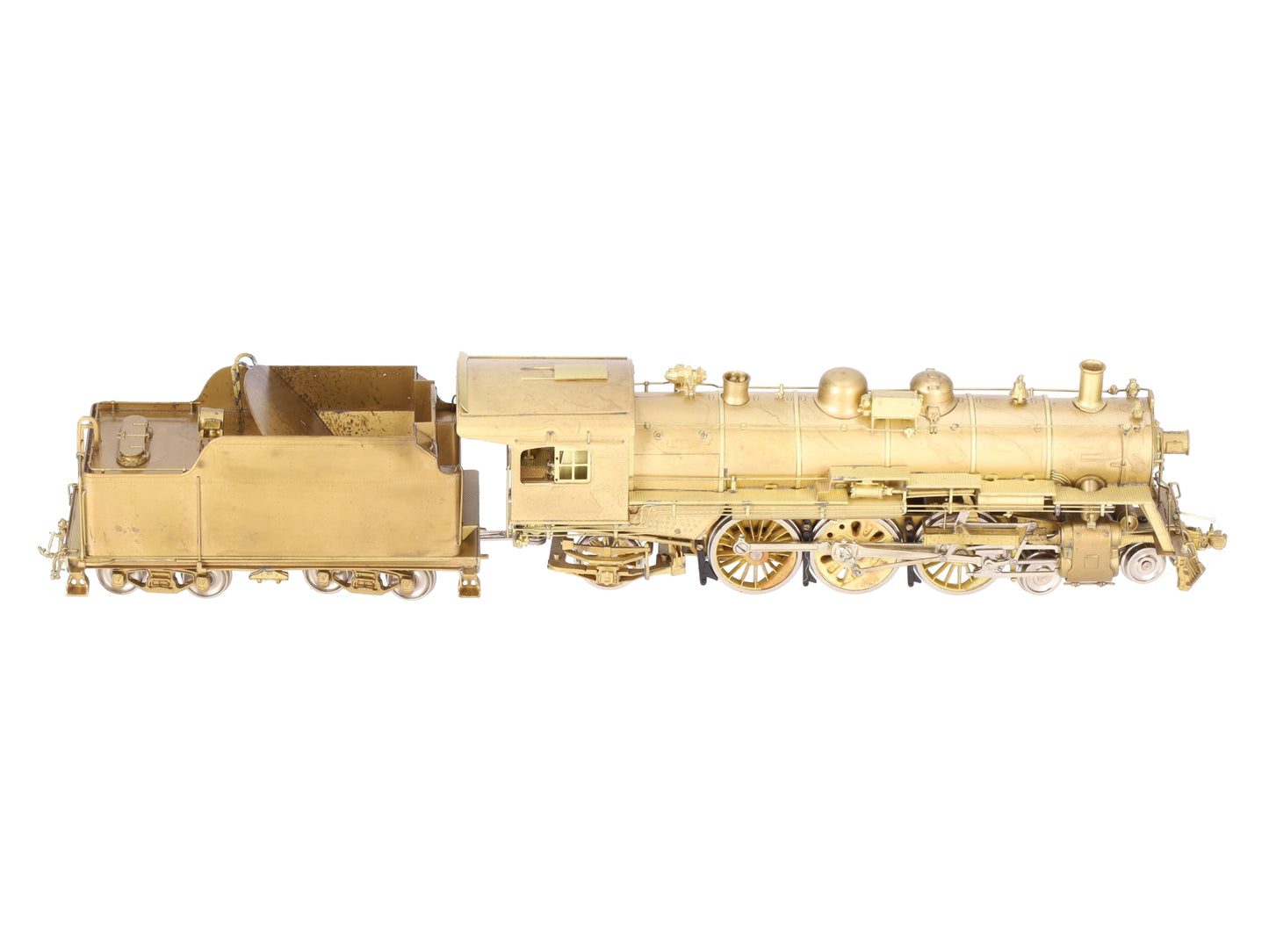 Overland 1451 HO Brass Boston & Maine P2b 4-6-2 w/ Elesco Heater Locomotive EX/Box