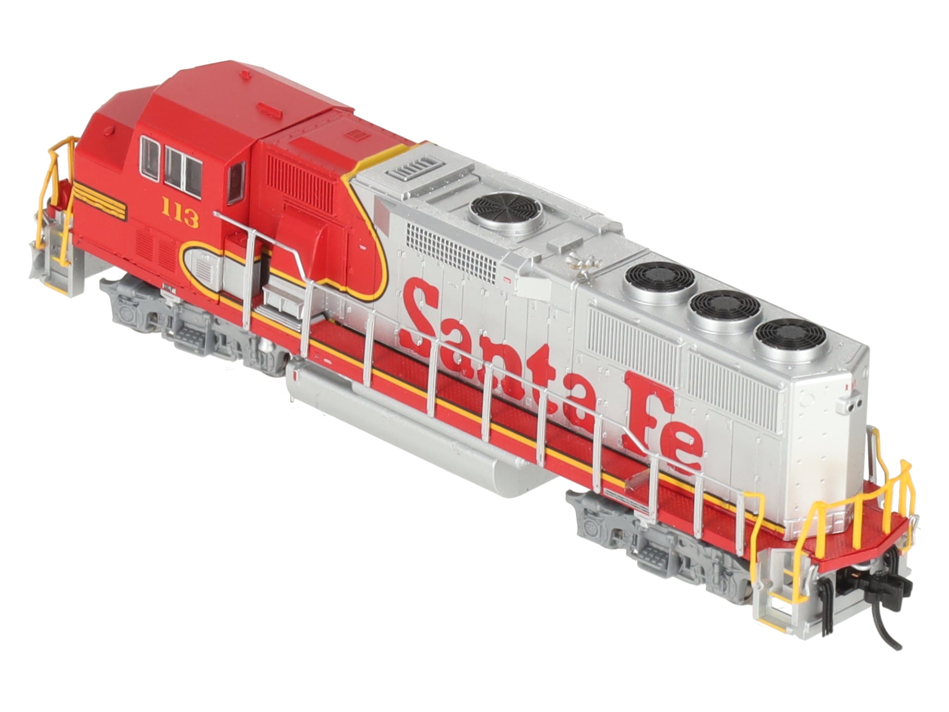 Fox Valley Models 70501 N Scale ATSF GP60M Diesel Locomotive #113 w DCC & Sound LN/Box