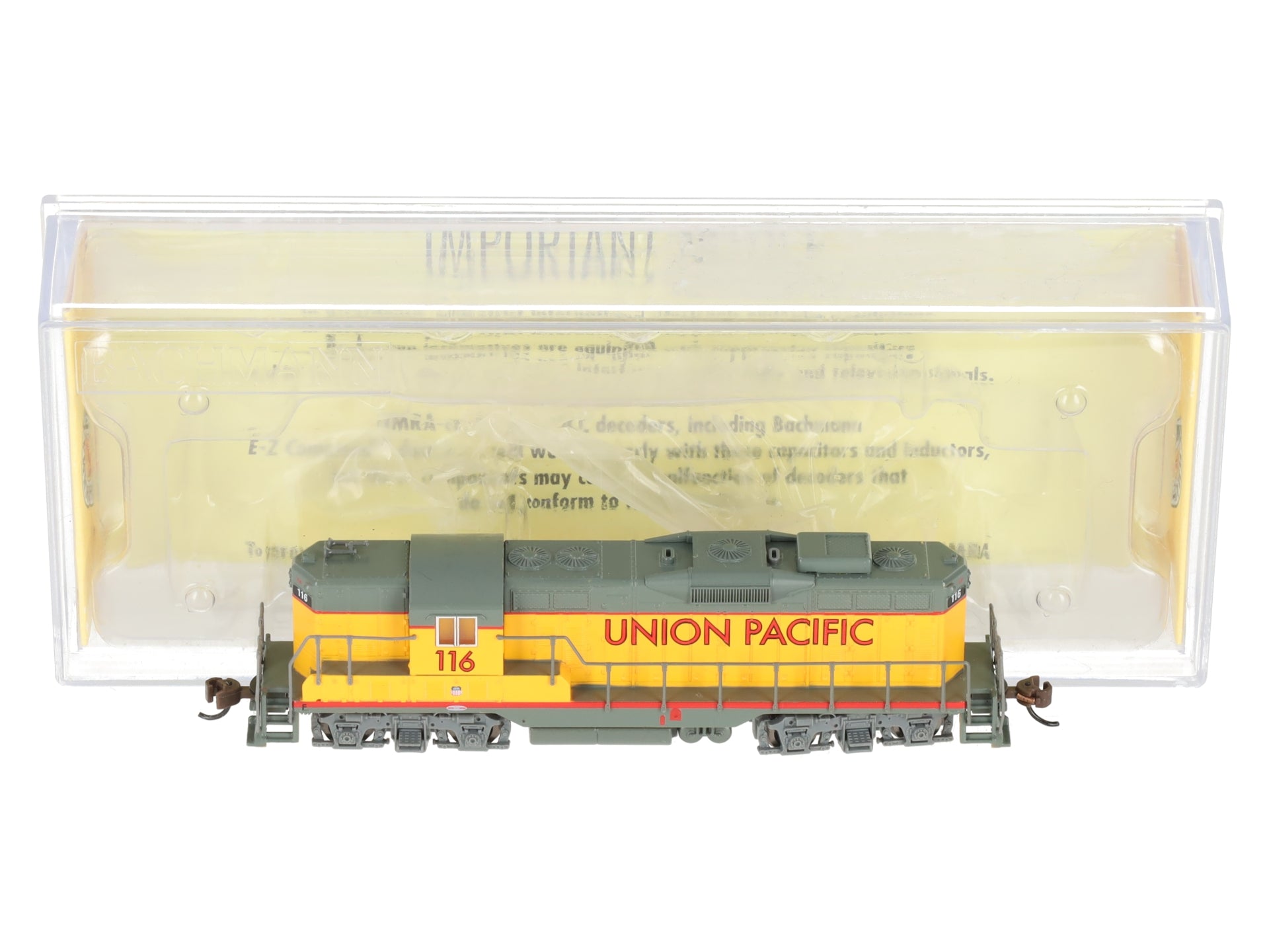 Bachmann 62452 N Scale Union Pacific GP7 Diesel Locomotive #116 w/DCC EX/Box