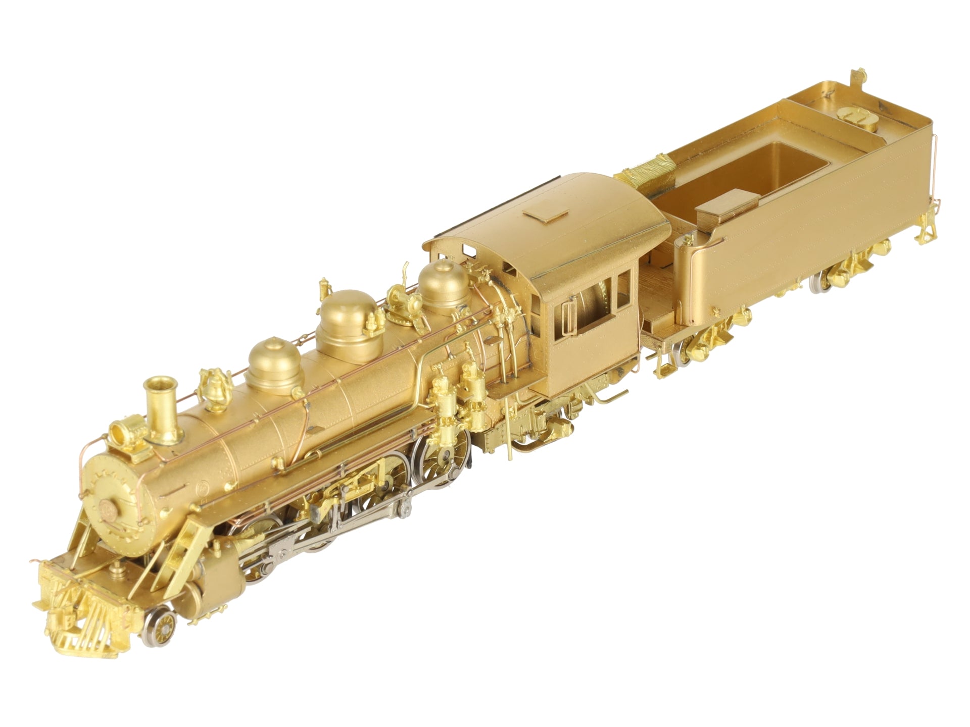 Hallmark Models 18 BRASS HOn3 East Broad Top 2-8-2 Steam Locomotive and Tender EX/Box
