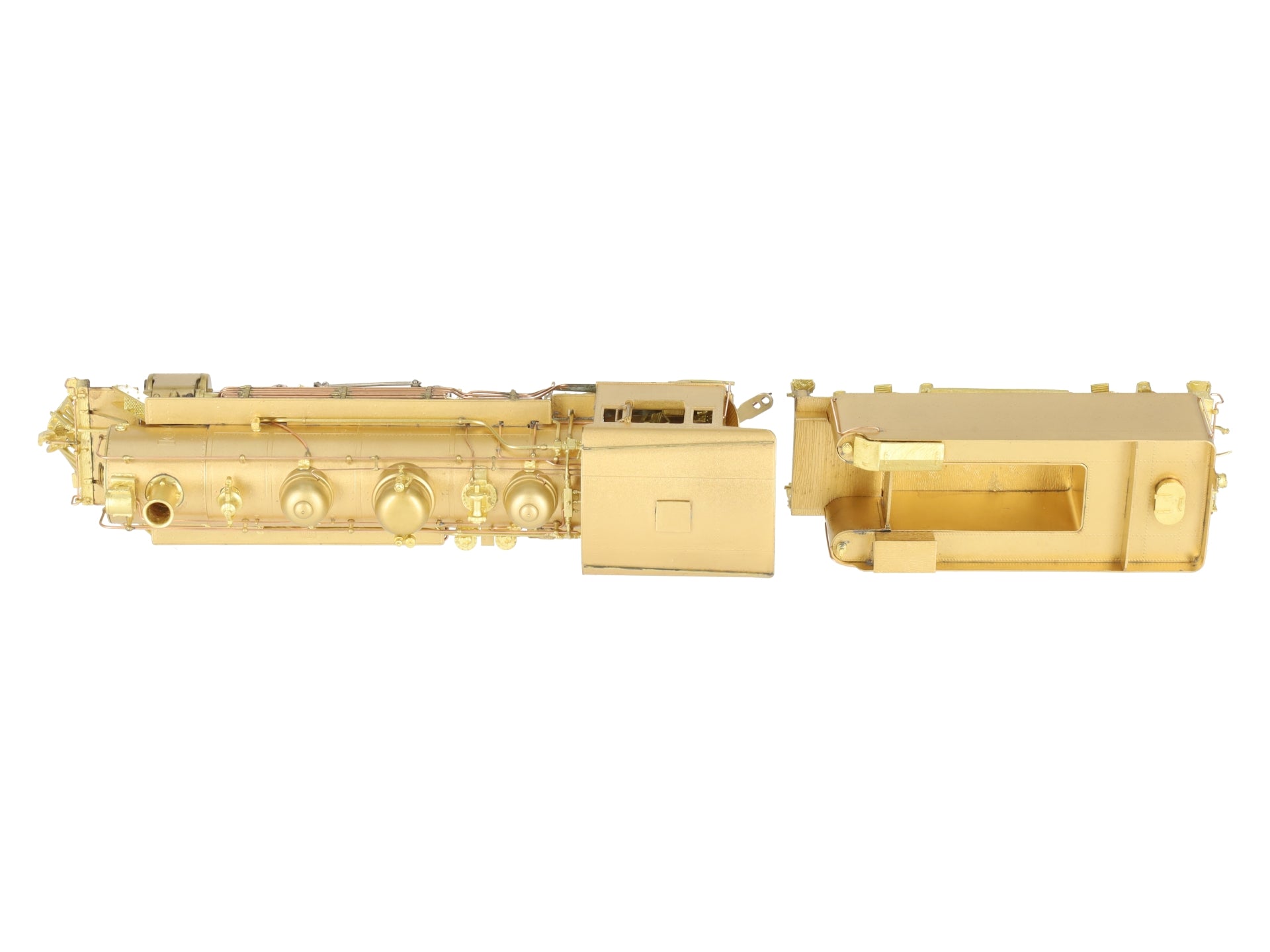 Hallmark Models 18 BRASS HOn3 East Broad Top 2-8-2 Steam Locomotive and Tender EX/Box