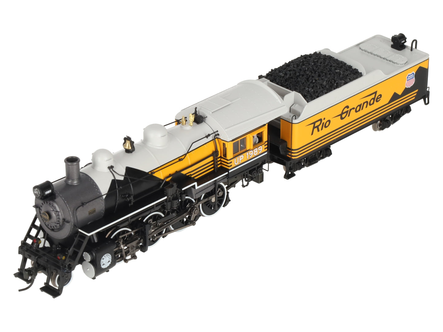 Broadway Limited 8744 HO Scale UP DRGW 2-8-0 Steam Locomotive #1989 with DC/DCC LN/Box