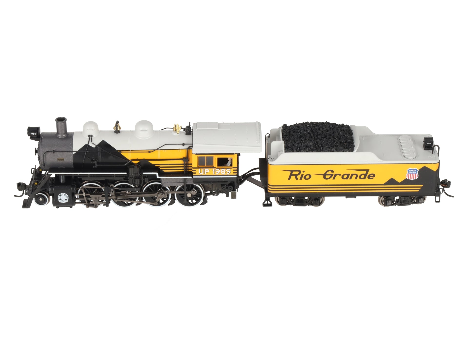 Broadway Limited 8744 HO Scale UP DRGW 2-8-0 Steam Locomotive #1989 with DC/DCC LN/Box