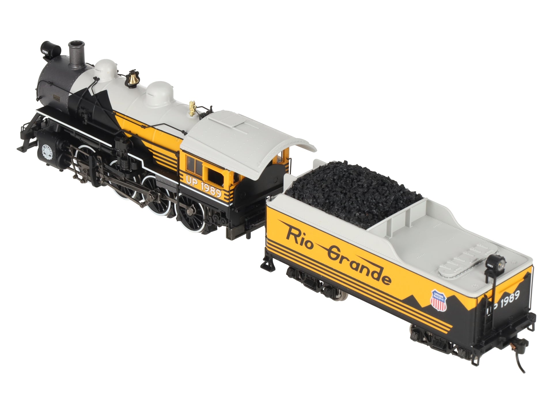 Broadway Limited 8744 HO Scale UP DRGW 2-8-0 Steam Locomotive #1989 with DC/DCC LN/Box