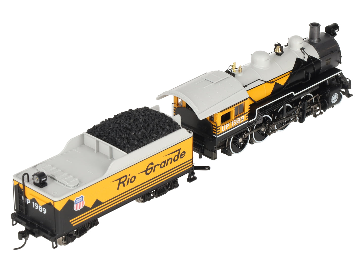 Broadway Limited 8744 HO Scale UP DRGW 2-8-0 Steam Locomotive #1989 with DC/DCC LN/Box