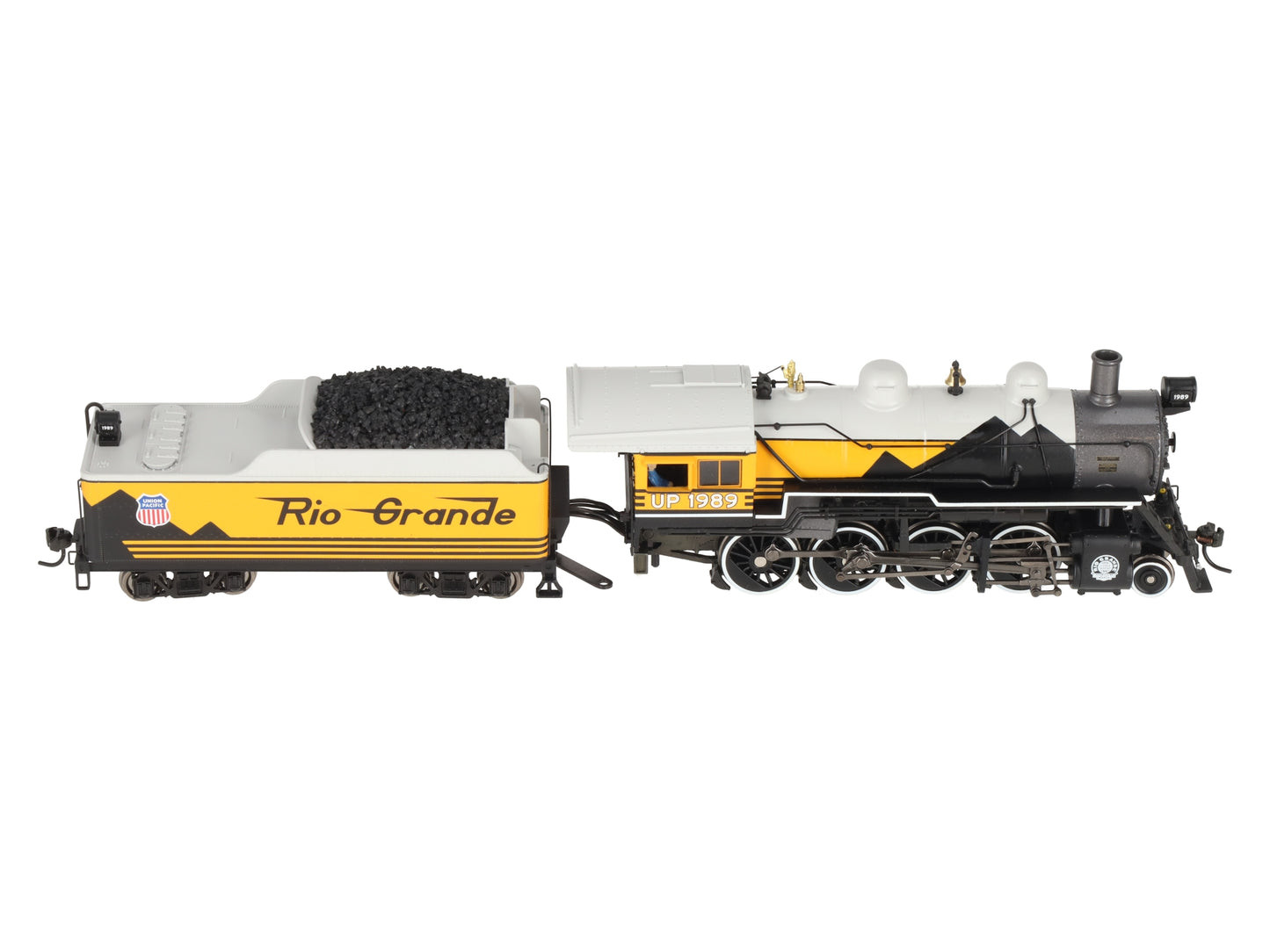 Broadway Limited 8744 HO Scale UP DRGW 2-8-0 Steam Locomotive #1989 with DC/DCC LN/Box