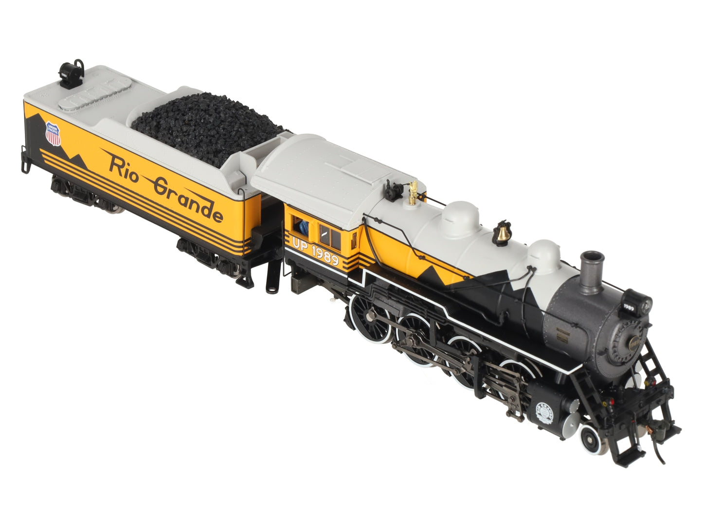 Broadway Limited 8744 HO Scale UP DRGW 2-8-0 Steam Locomotive #1989 with DC/DCC LN/Box